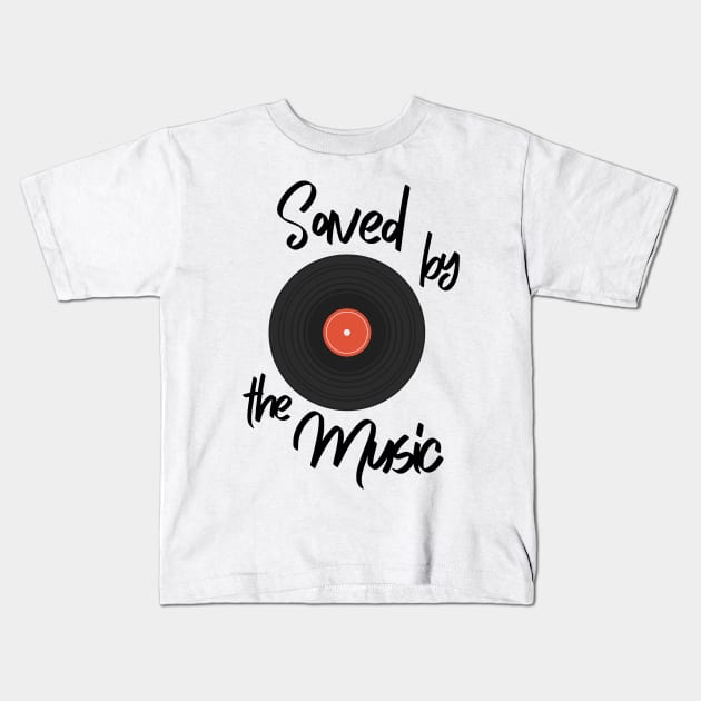Vinyl Music Guitar Piano Rock Jazz Pop Rap 90's 80's Retro Made in the 70s 1990 Classic Cute Funny Gift Sarcastic Happy Fun Introvert Awkward Geek Hipster Silly Inspirational Motivational Birthday Present Kids T-Shirt by EpsilonEridani